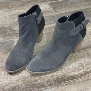 Dolce Vita Grey Suede Booties